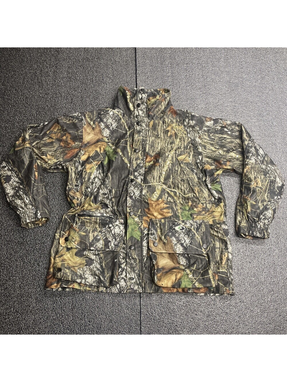 Remington Mossy Oak Camo Hunting Jacket Mens XL Green Woodland Lined